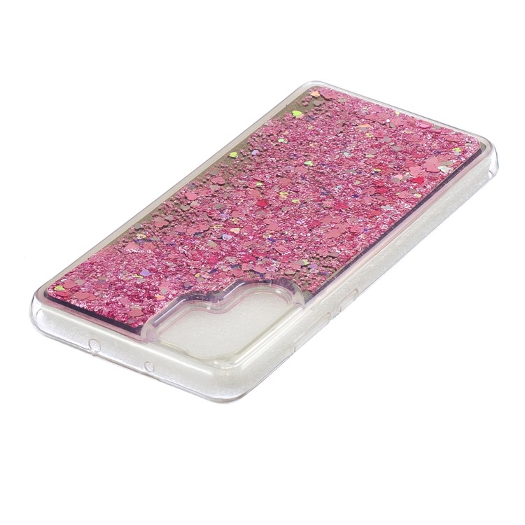 Quicksand Mirror Surface TPU Cover Shell for Huawei P30 Pro - Pink-4