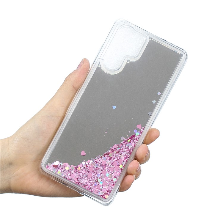 Quicksand Mirror Surface TPU Cover Shell for Huawei P30 Pro - Pink-5