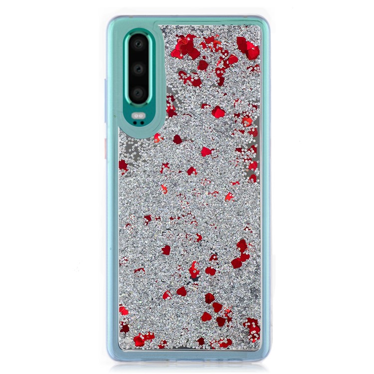 Quicksand Mirror Surface TPU Phone Casing for Huawei P30 - Silver-2