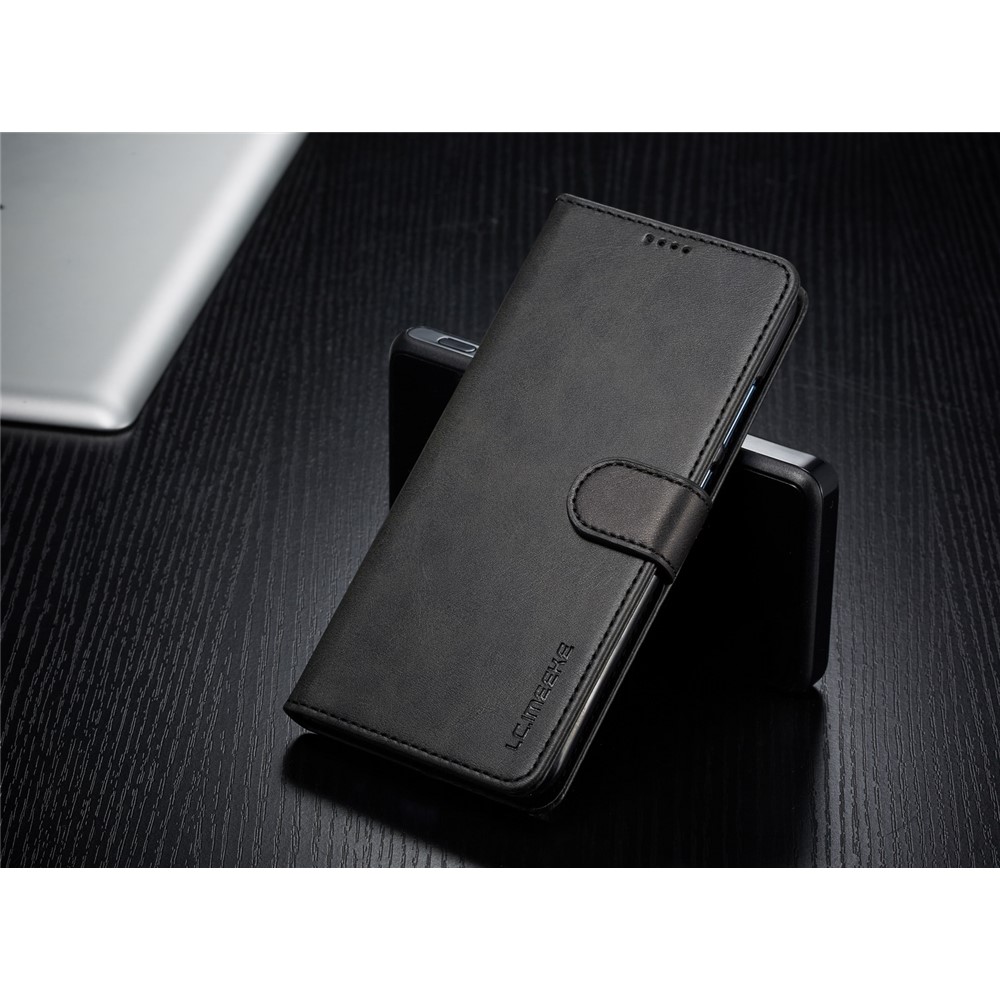 Lc. Imeeke Wallet Leather Stand Case Para Huawei P Smart (2019) / Honor 10 Lite - Negro