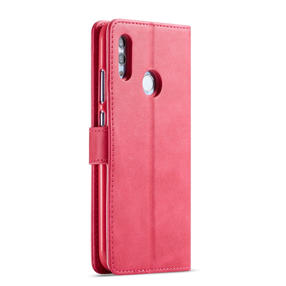 LC.IMEEKE Wallet Leather Stand Case for Huawei P Smart (2019) / Honor 10 Lite - Rose-3