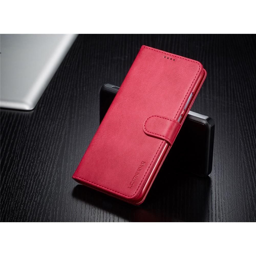 LC.IMEEKE Wallet Leather Stand Case for Huawei P Smart (2019) / Honor 10 Lite - Rose-4