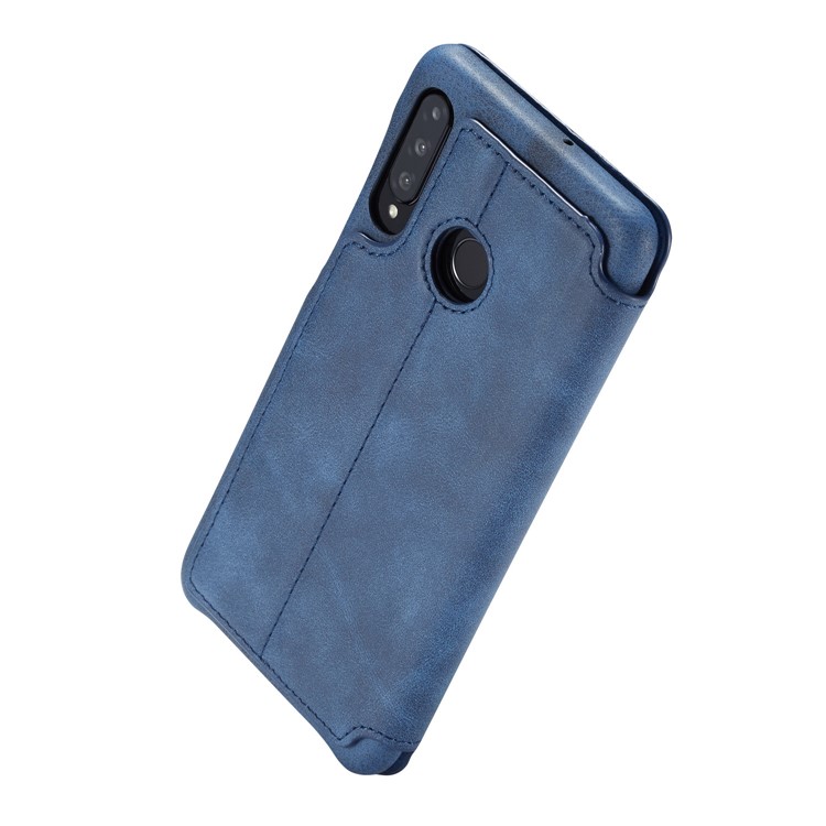 LC.IMEEKE Retro Style Leather Card Holder Case for Huawei P30 Lite - Blue-6