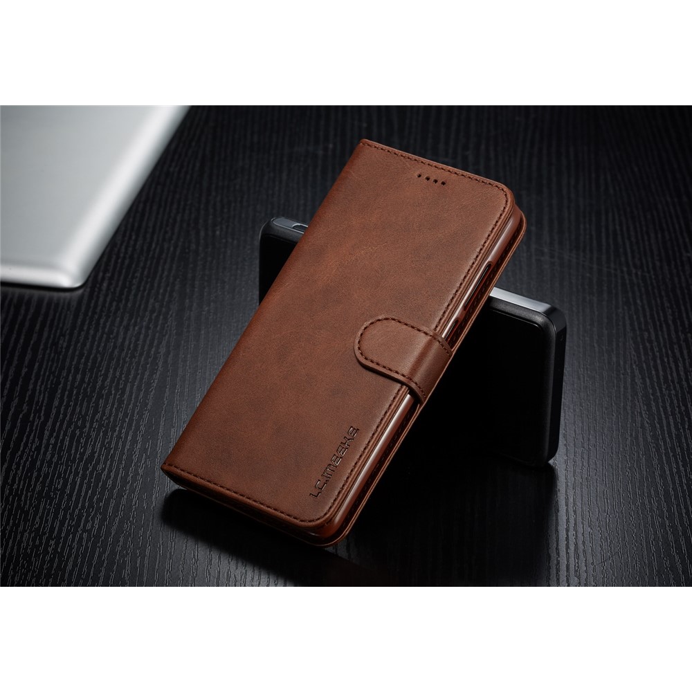 Lc. Case de Billetera de Cuero Imeeke Para Huawei P30 - Café