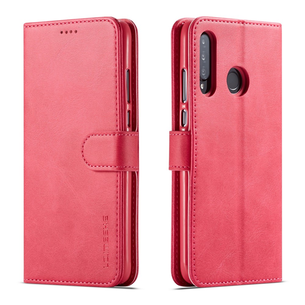 LC.IMEEKE Wallet Leather Stand Case for Huawei P30 Lite - Rose-1