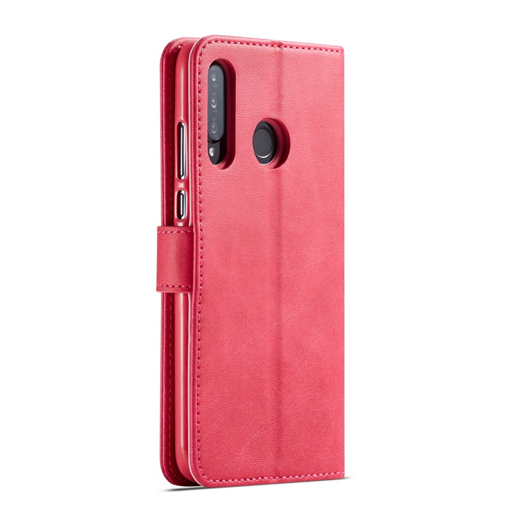 LC.IMEEKE Wallet Leather Stand Case for Huawei P30 Lite - Rose-3