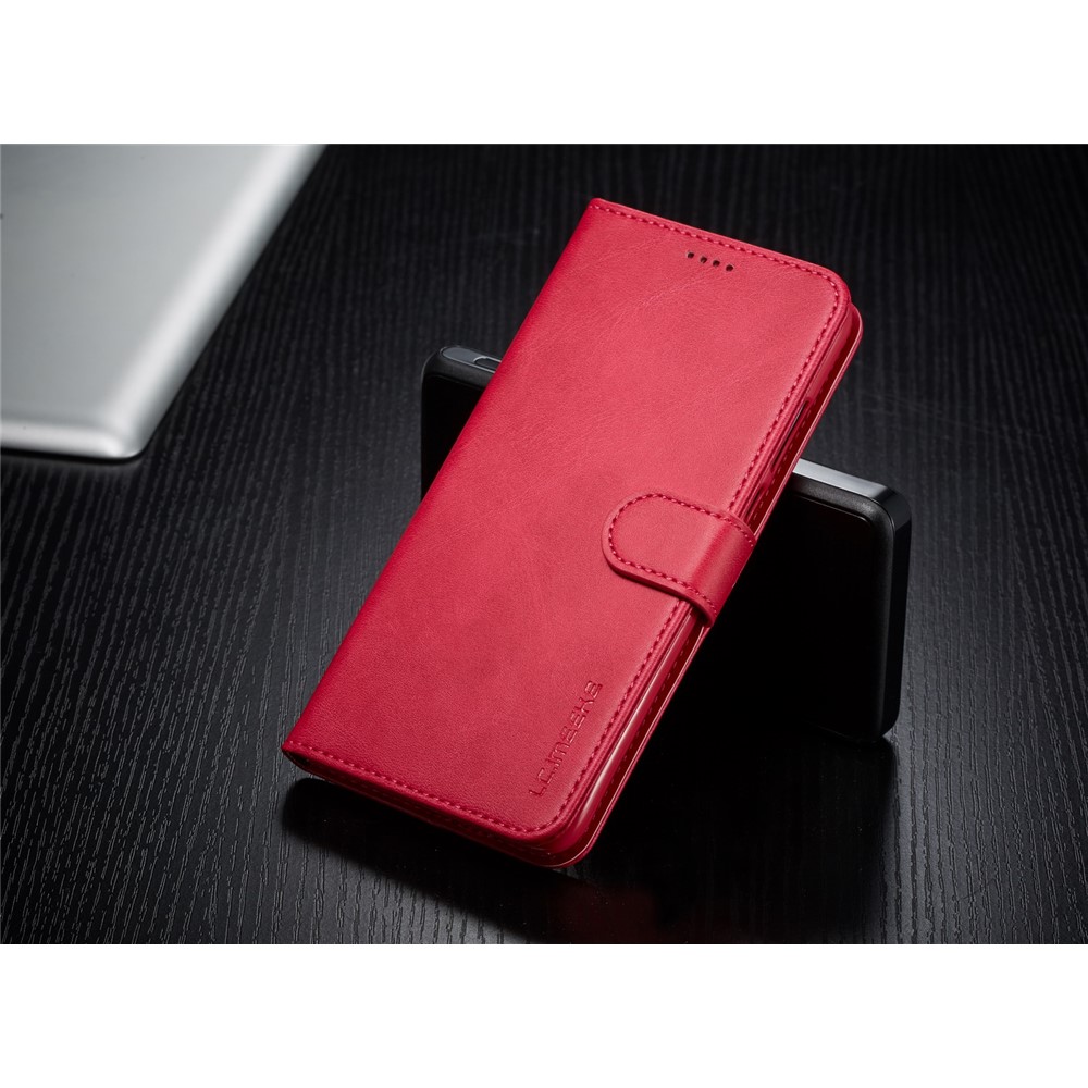 LC.IMEEKE Wallet Leather Stand Case for Huawei P30 Lite - Rose-4