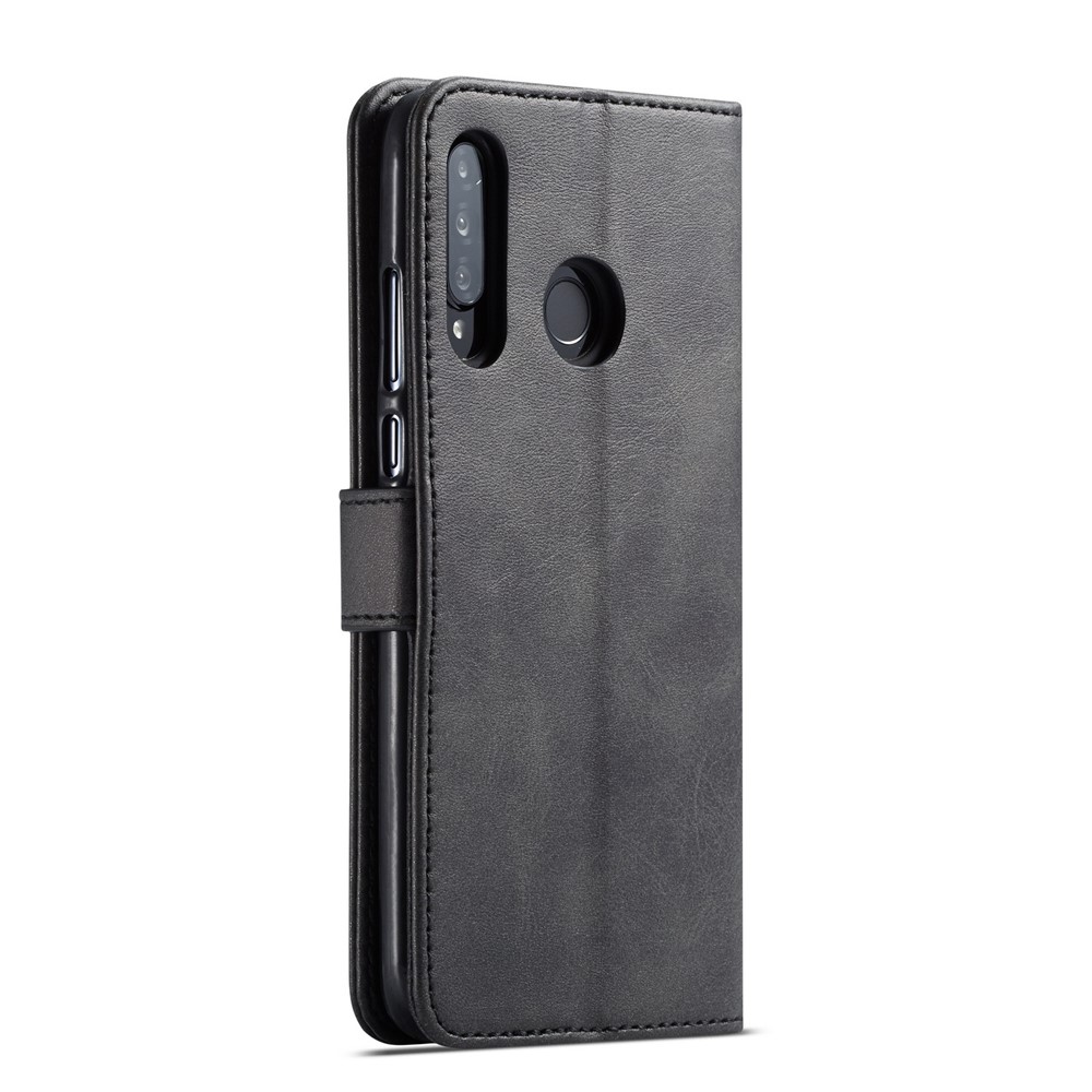 LC.IMEEKE Wallet Leather Stand Case for Huawei P30 Lite - Black-3