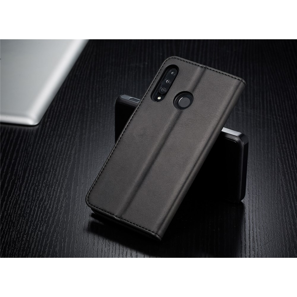 LC.IMEEKE Wallet Leather Stand Case for Huawei P30 Lite - Black-5