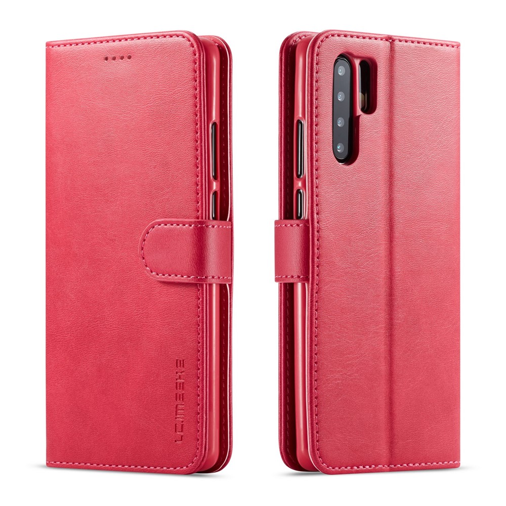 LC.IMEEKE Wallet Leather Stand Case for Huawei P30 Pro - Rose-1