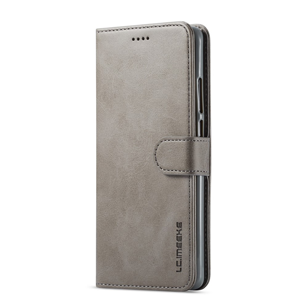 LC.IMEEKE Wallet Leather Stand Case for Huawei P30 Pro - Grey-2