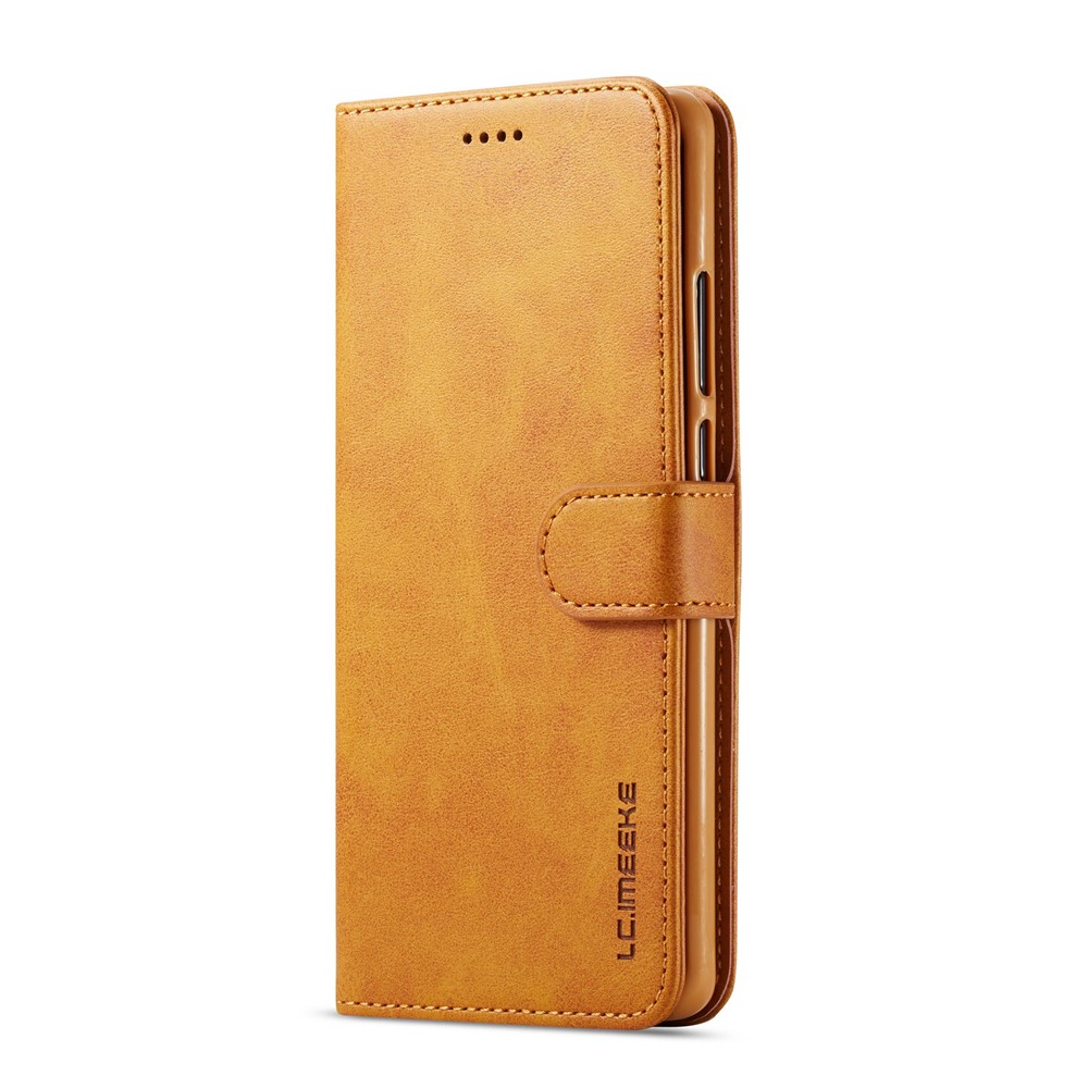 LC.IMEEKE Wallet Leather Stand Case for Huawei P30 Pro - Brown-2
