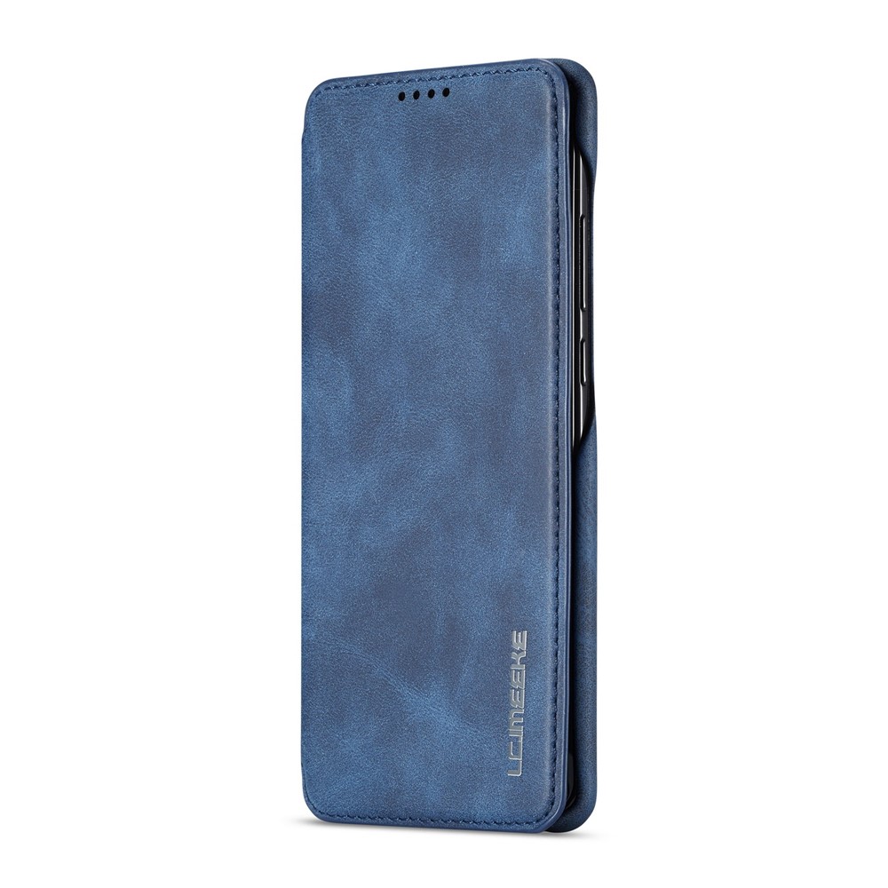 LC.IMEEKE Retro Style Leather Card Holder Case for Huawei P30 Pro - Blue-3