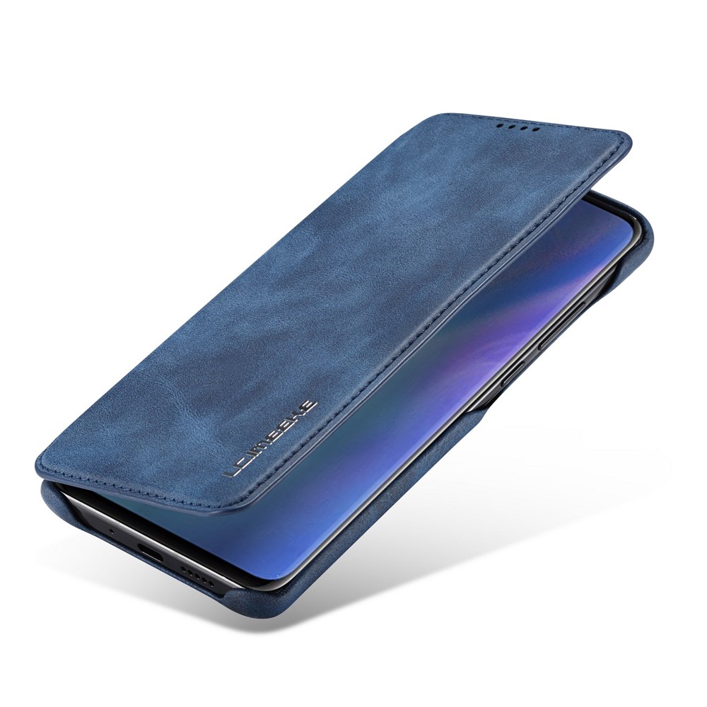 LC.IMEEKE Retro Style Leather Card Holder Case for Huawei P30 Pro - Blue-8