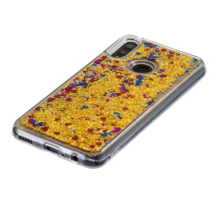 Quicksand Mirror Surface TPU Back Cover Case for Huawei P Smart (2019) - Gold-3