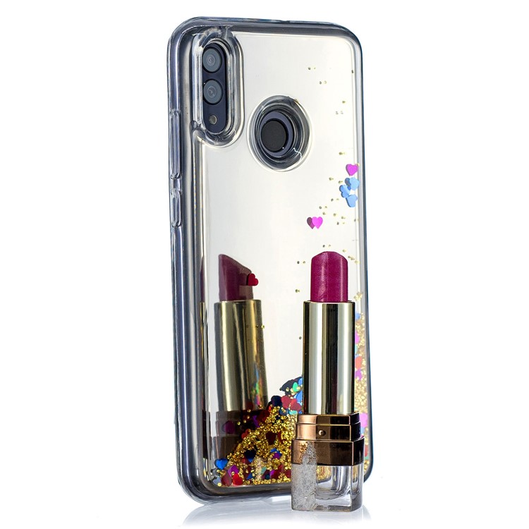 Quicksand Mirror Surface TPU Back Cover Case for Huawei P Smart (2019) - Gold-6