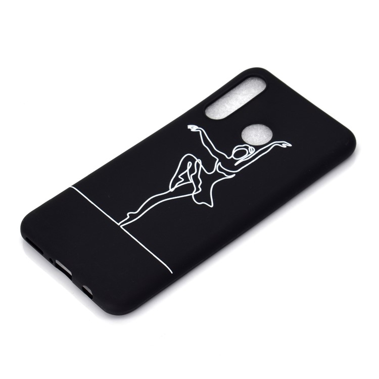 Matte Pattern Printing TPU Mobile Phone Shell for Huawei P30 Lite - Girl Dancing Ballet-3