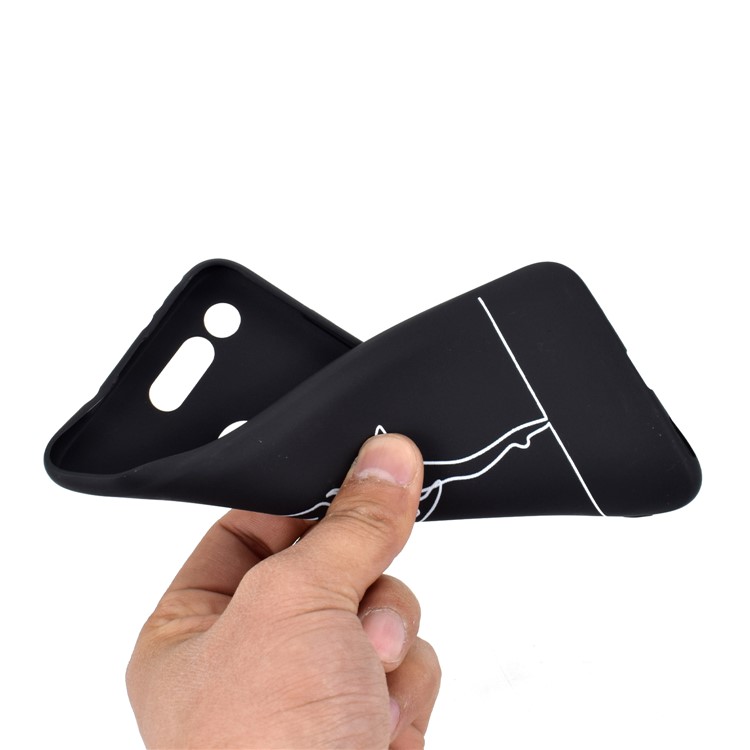 Matte Pattern Printing TPU Mobile Phone Shell for Huawei P30 Lite - Girl Dancing Ballet-5