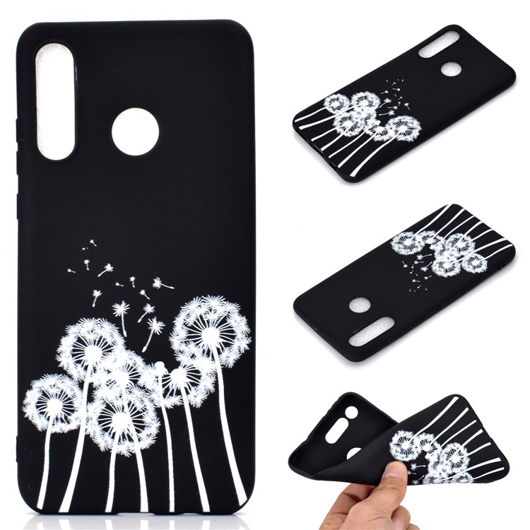 Modèle Mat Impression Shell TPU Téléphone Mobile Pour Huawei P30 Lite - Pissenlit-1