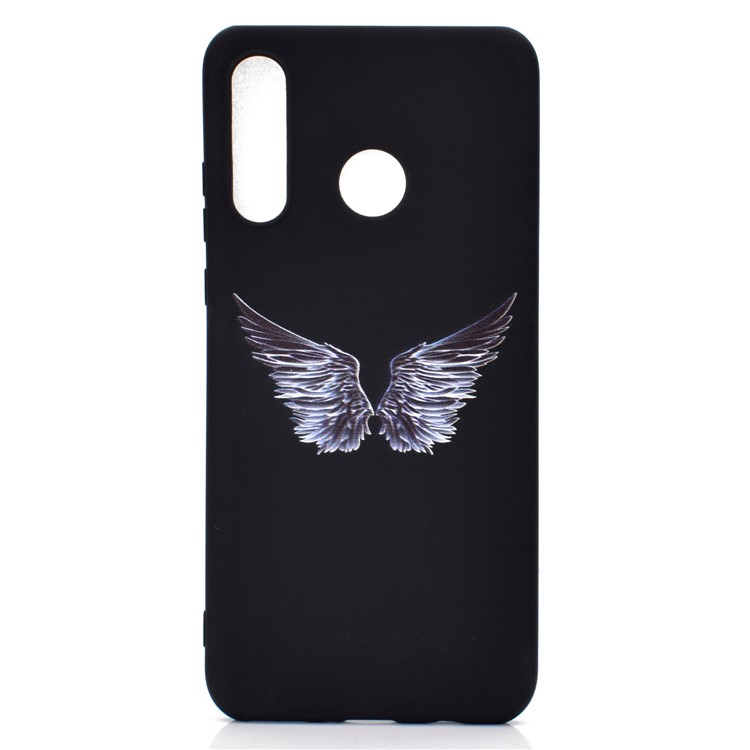Matte Pattern Printing TPU Mobile Phone Shell for Huawei P30 Lite - Wings-2