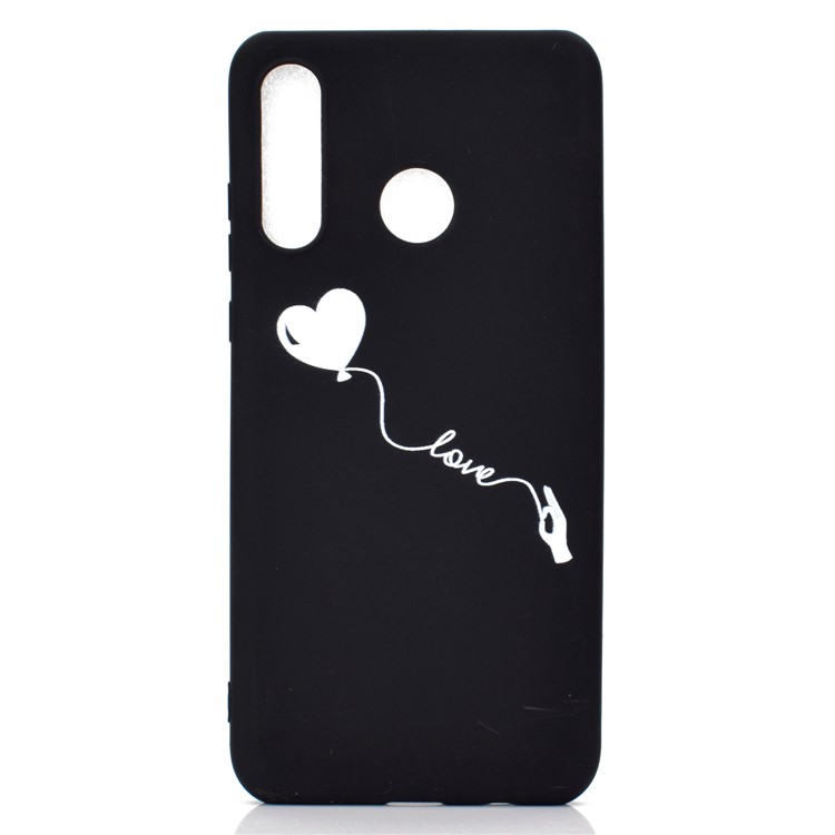 Matte Pattern Printing TPU Mobile Phone Shell for Huawei P30 Lite - Heart and Love-2