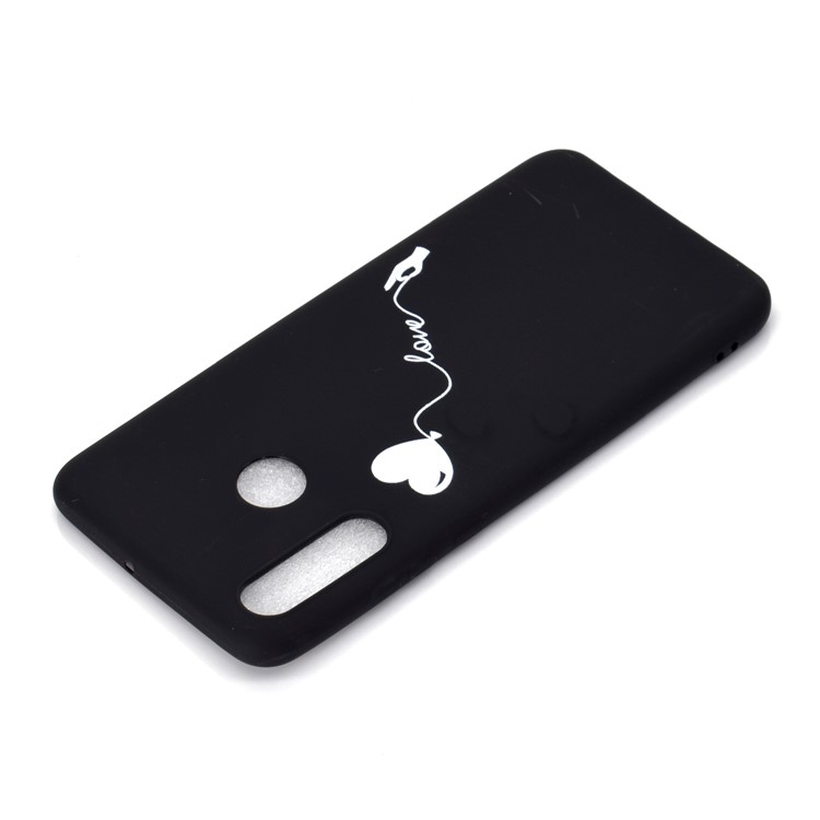 Matte Pattern Printing TPU Mobile Phone Shell for Huawei P30 Lite - Heart and Love-4