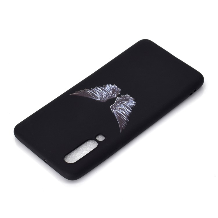 Matte Pattern Printing TPU Cell Phone Case for Huawei P30 - Wings-4