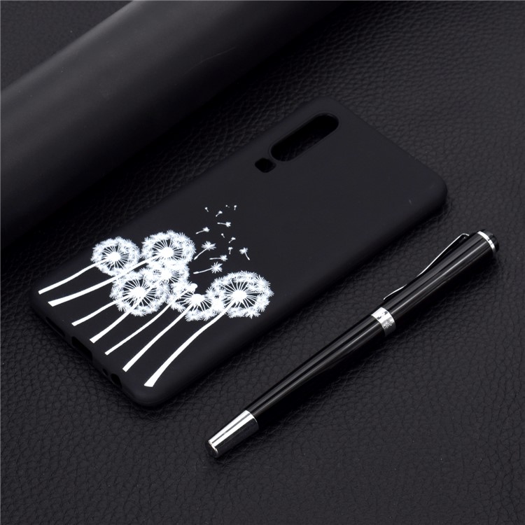 Matte Pattern Printing TPU Cell Phone Case for Huawei P30 - Dandelion-6