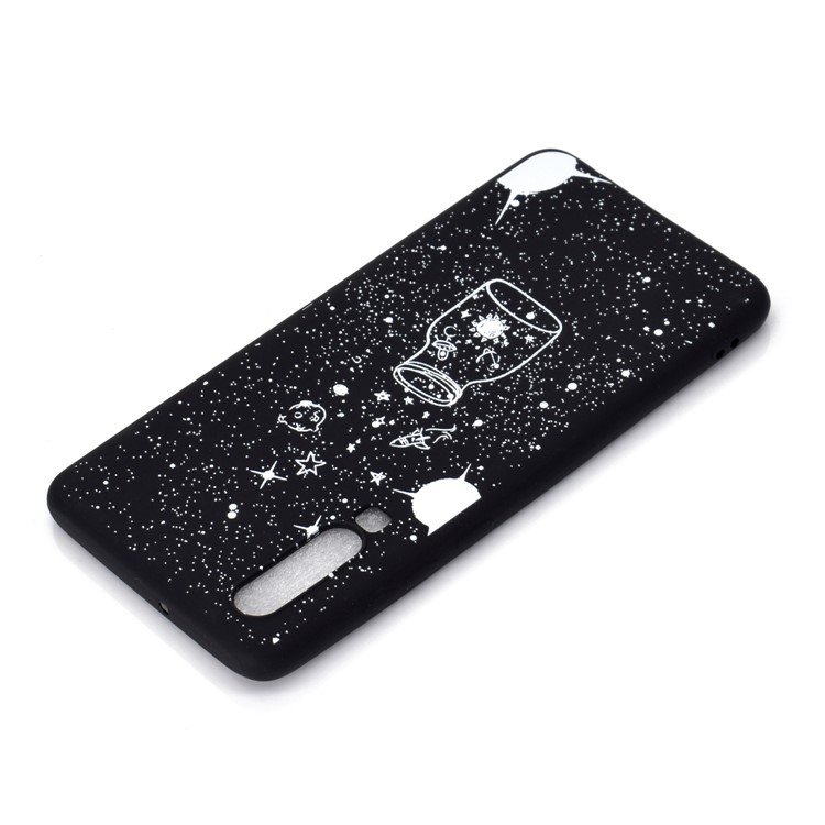 Matte Pattern Printing TPU Cell Phone Case for Huawei P30 - Wishing Bottle-4
