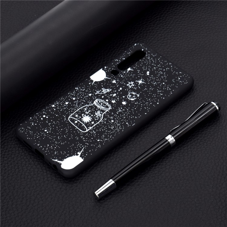 Matte Pattern Printing TPU Cell Phone Case for Huawei P30 - Wishing Bottle-6