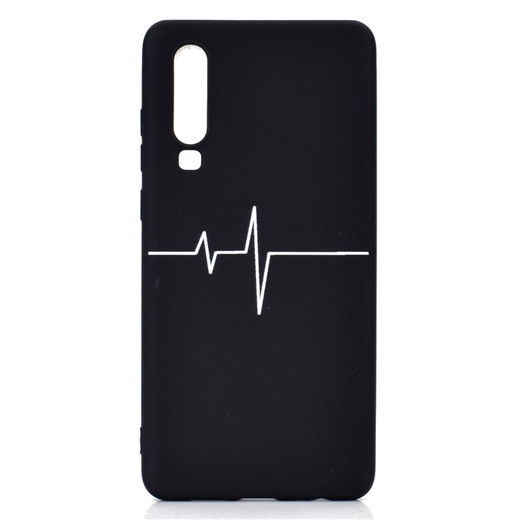 Matte Pattern Printing TPU Cell Phone Case for Huawei P30 - ECG-2