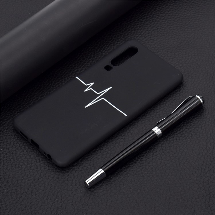 Matte Pattern Printing TPU Cell Phone Case for Huawei P30 - ECG-6