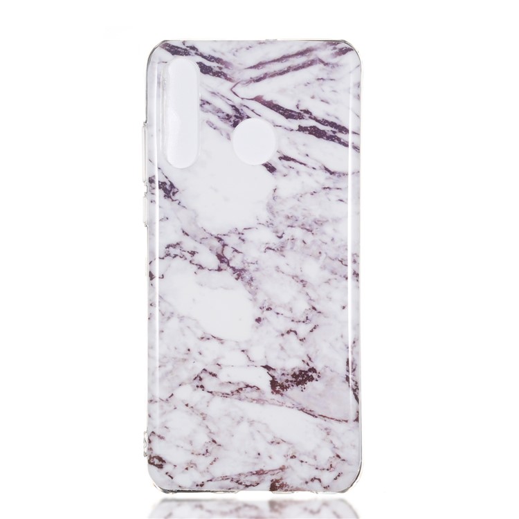 Padrão de Mármore IMD TPU Case Para Huawei P30 Lite - Estilo C-2