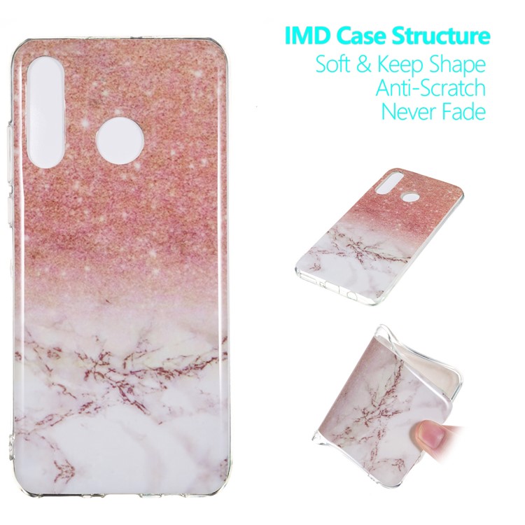 Marble Pattern IMD TPU Case for Huawei P30 Lite - Style E-1
