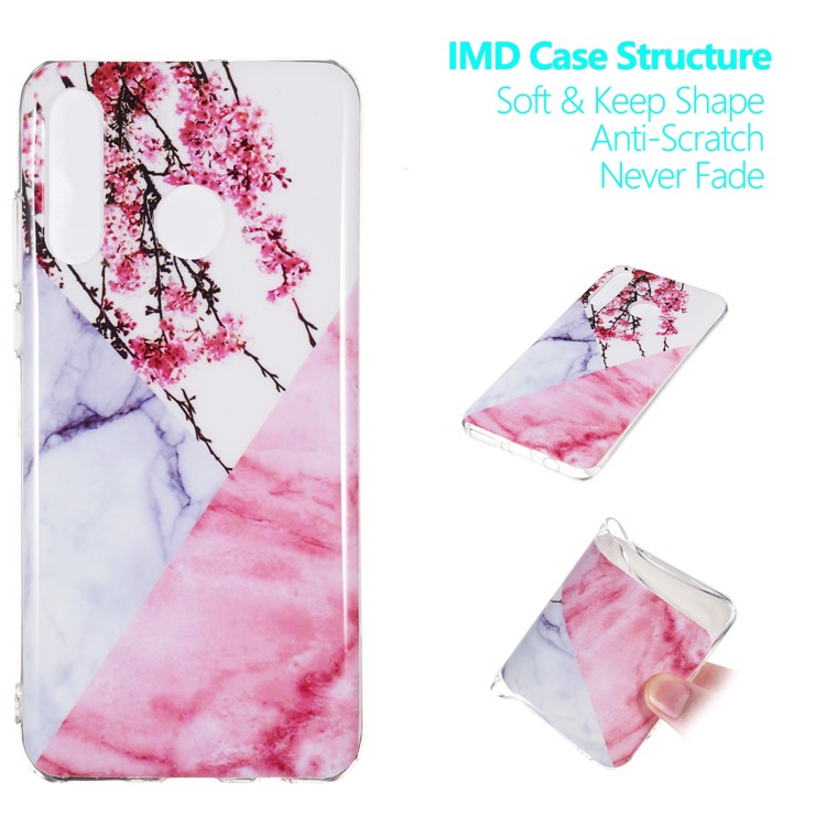 Marble Pattern IMD TPU Case for Huawei P30 Lite - Style F-1