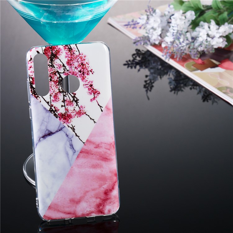 Marble Pattern IMD TPU Case for Huawei P30 Lite - Style F-5