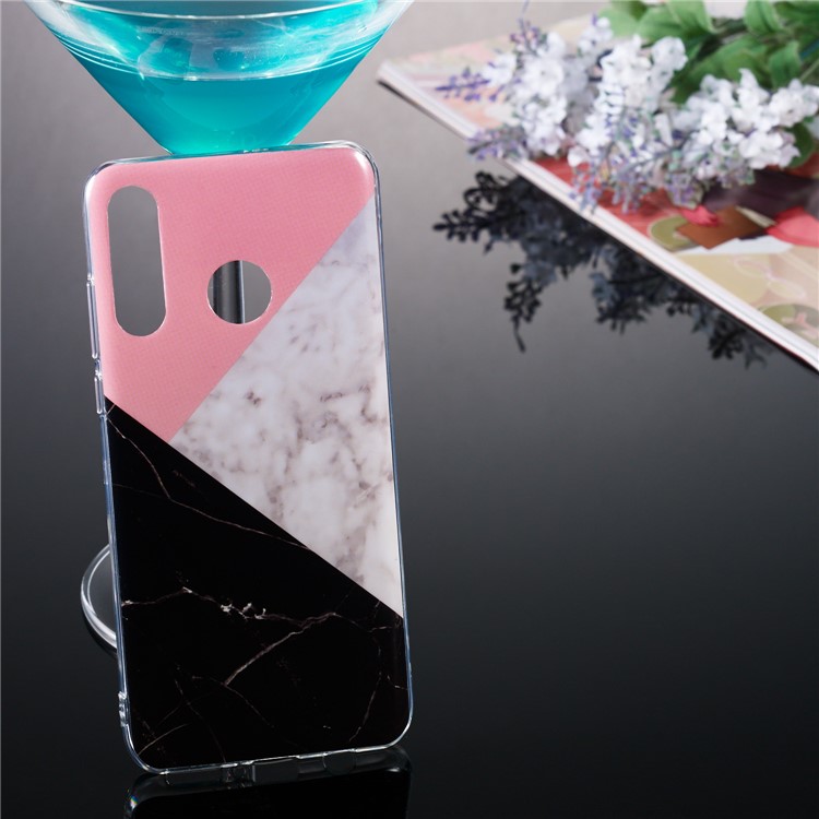 Marble Pattern IMD TPU Case for Huawei P30 Lite - Style G-5