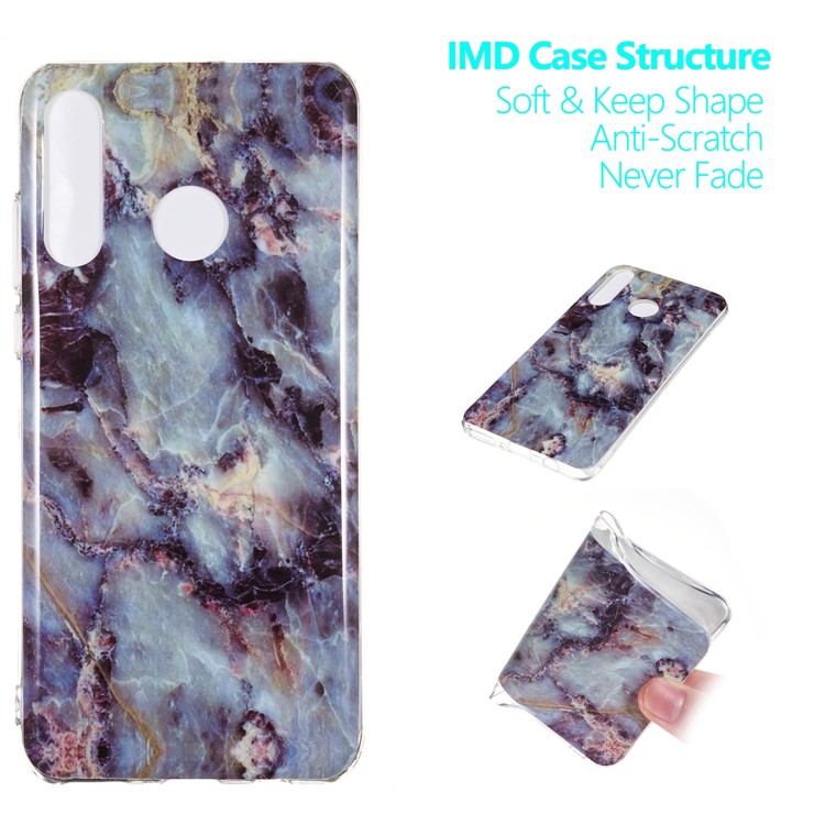 Marble Pattern IMD TPU Case for Huawei P30 Lite - Style I-1