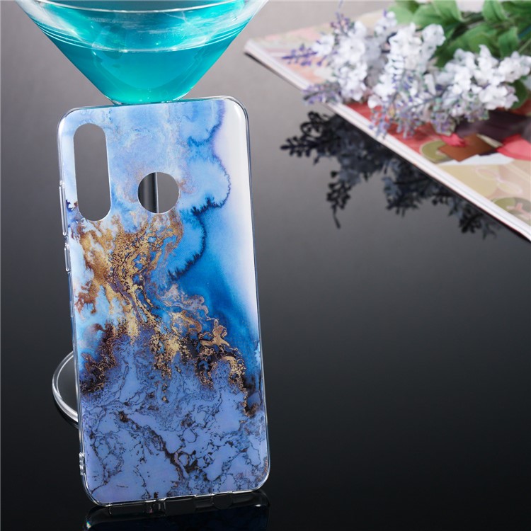 Marble Pattern IMD TPU Case for Huawei P30 Lite - Style J-5