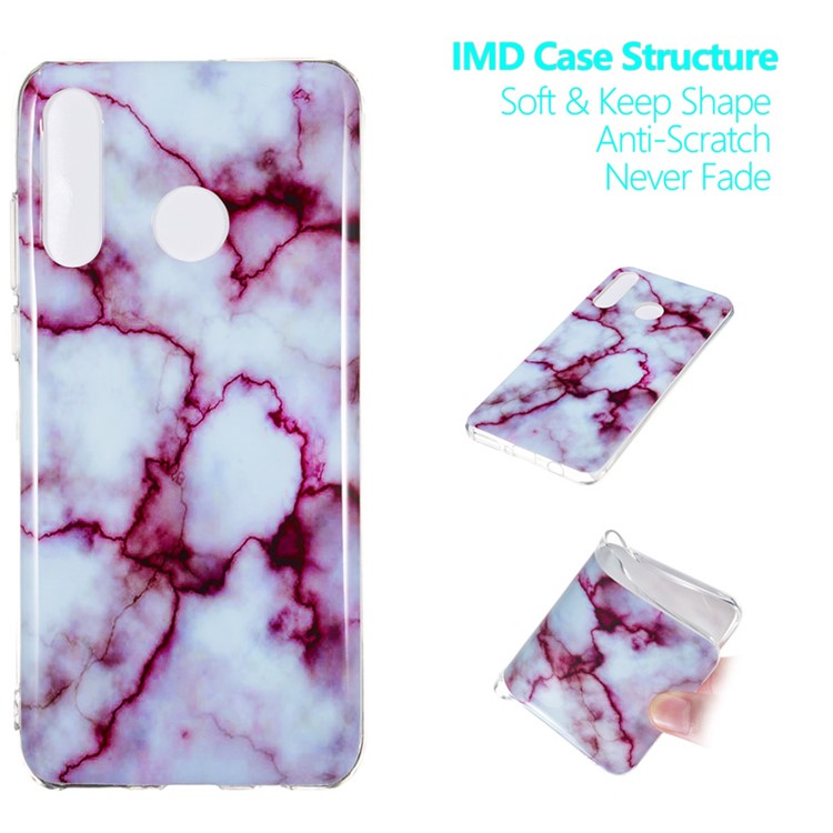 Marble Pattern IMD TPU Case for Huawei P30 Lite - Style K-2