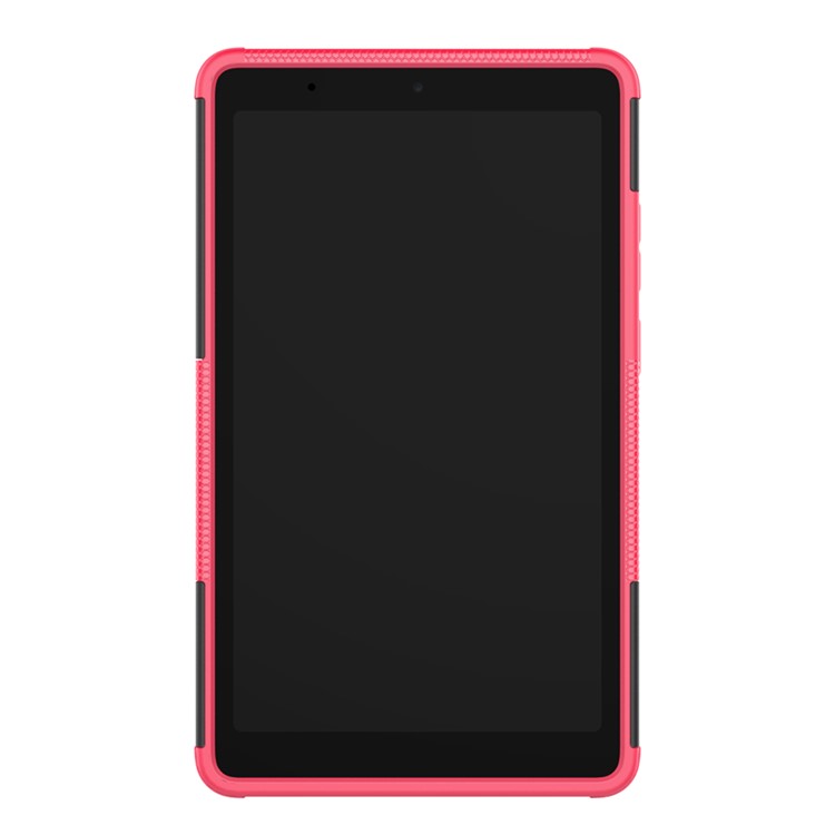 2-in-1 Tyre Pattern PC TPU Hybrid Case with Kickstand for Huawei MediaPad T3 7.0 Wi-Fi (BG2-W09) - Rose-6
