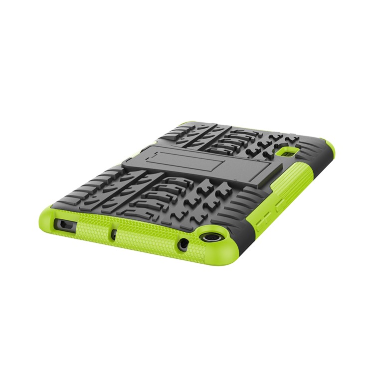 2-in-1 Tyre Pattern PC TPU Hybrid Case with Kickstand for Huawei MediaPad T3 7.0 Wi-Fi (BG2-W09) - Green-6