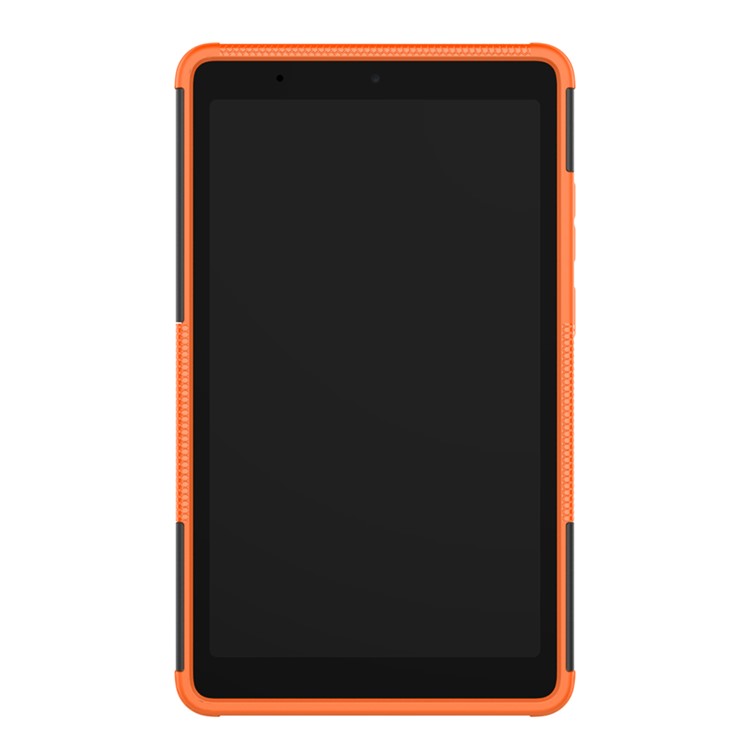 2-in-1 Tyre Pattern PC TPU Hybrid Case with Kickstand for Huawei MediaPad T3 7.0 Wi-Fi (BG2-W09) - Orange-5