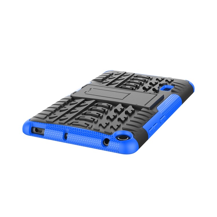 2-in-1 Tyre Pattern PC TPU Hybrid Case with Kickstand for Huawei MediaPad T3 7.0 Wi-Fi (BG2-W09) - Blue-6