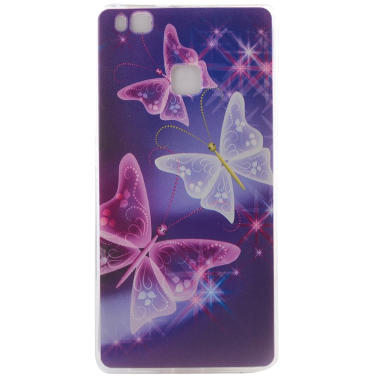 Slim TPU Case for Huawei P9 Lite - Vivid Butterflies-1