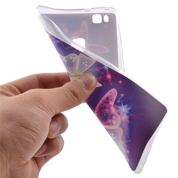 Slim TPU Case for Huawei P9 Lite - Vivid Butterflies-5