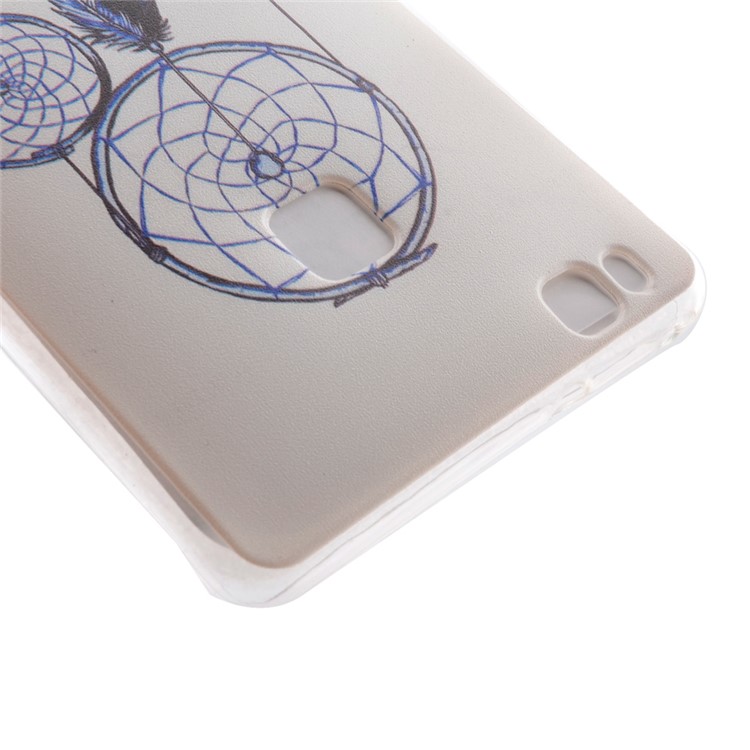 Slim TPU Shell Case for Huawei P9 Lite - Feather Dream Catcher-3