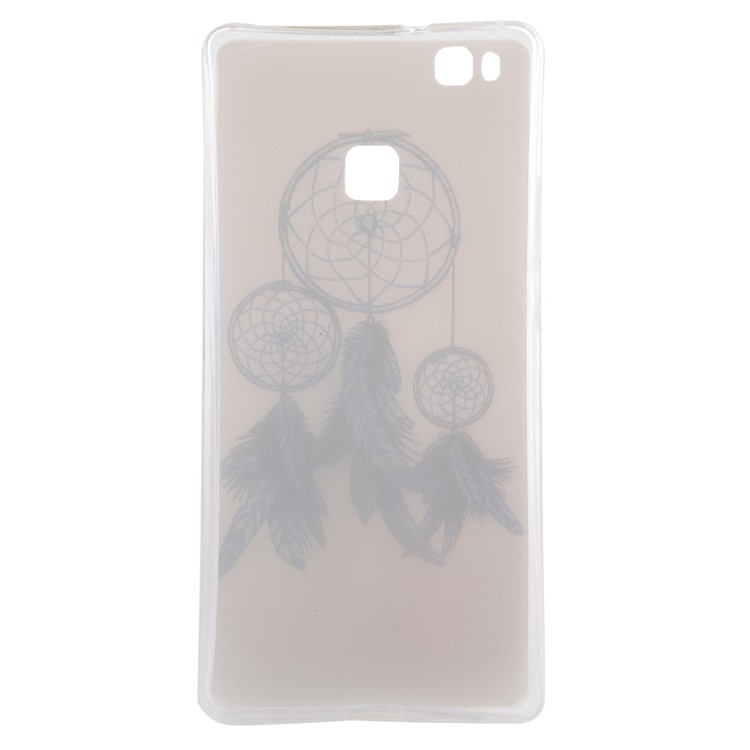 Slim TPU Shell Case for Huawei P9 Lite - Feather Dream Catcher-4