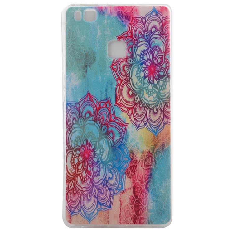 Slim TPU Case for Huawei P9 Lite - Henna Lotus-1