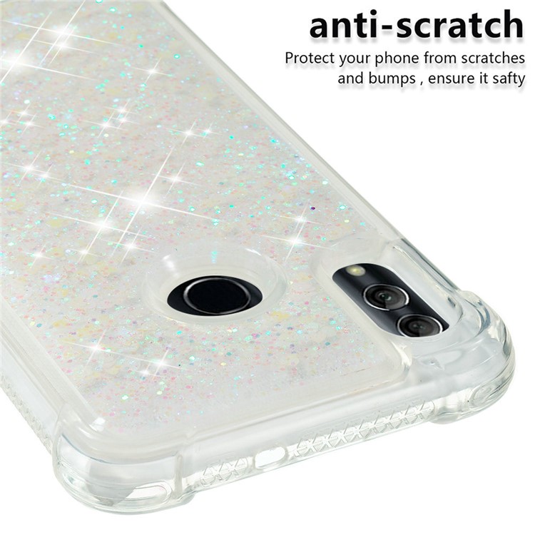 Dynamic Quicksand Shock-absorbing TPU Back Shell for Huawei Honor 10 Lite/P Smart (2019) - Multi-color-6